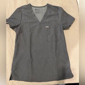 Figs Graphite Catarina scrub top size XS